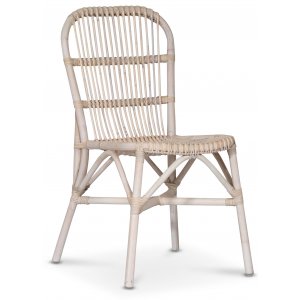 2 st Glory stol i rotting - Whitewash - Trästolar