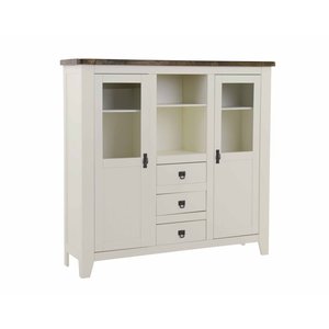 Kalix vitrinskåp - Vit - Vitrinskåp & Glasskåp -Vitrinskåp & Glasskåp - Hyllor & Förvaring