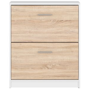 Norbo skoskåp - Vit/ekimitation - Skoskåp -Skoskåp - Hallmöbler