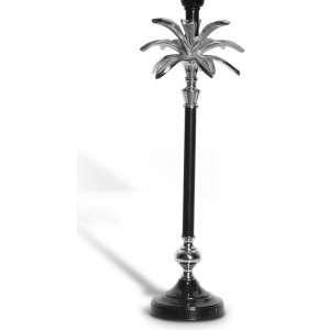 Palmblad Bordslampa 39 cm - Silver/Svart - Bordslampor -Lampor - Bordslampor