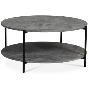 Shanghai runt soffbord Ø90 cm - Cement - Soffbord