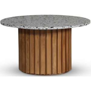 Sumo Soffbord Ø85 - Ek / Terrazzo Cosmos - Soffbord i trä
