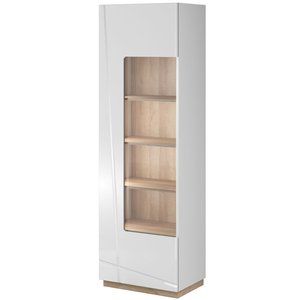 Villum vitrinskåp - Vit/riviera ek - Vitrinskåp & Glasskåp -Vitrinskåp & Glasskåp - Hyllor & Förvaring