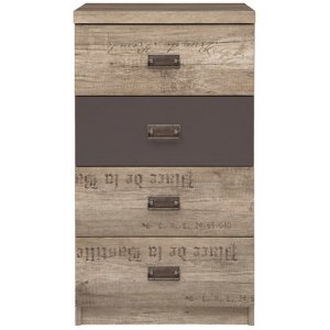 Wash byrå - Ek - Byråar -Hyllor & Förvaring - Byråar