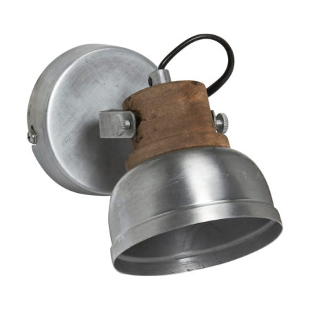 Bild på RUTLAND Singel Vägglampa Silver 10 från PR Home