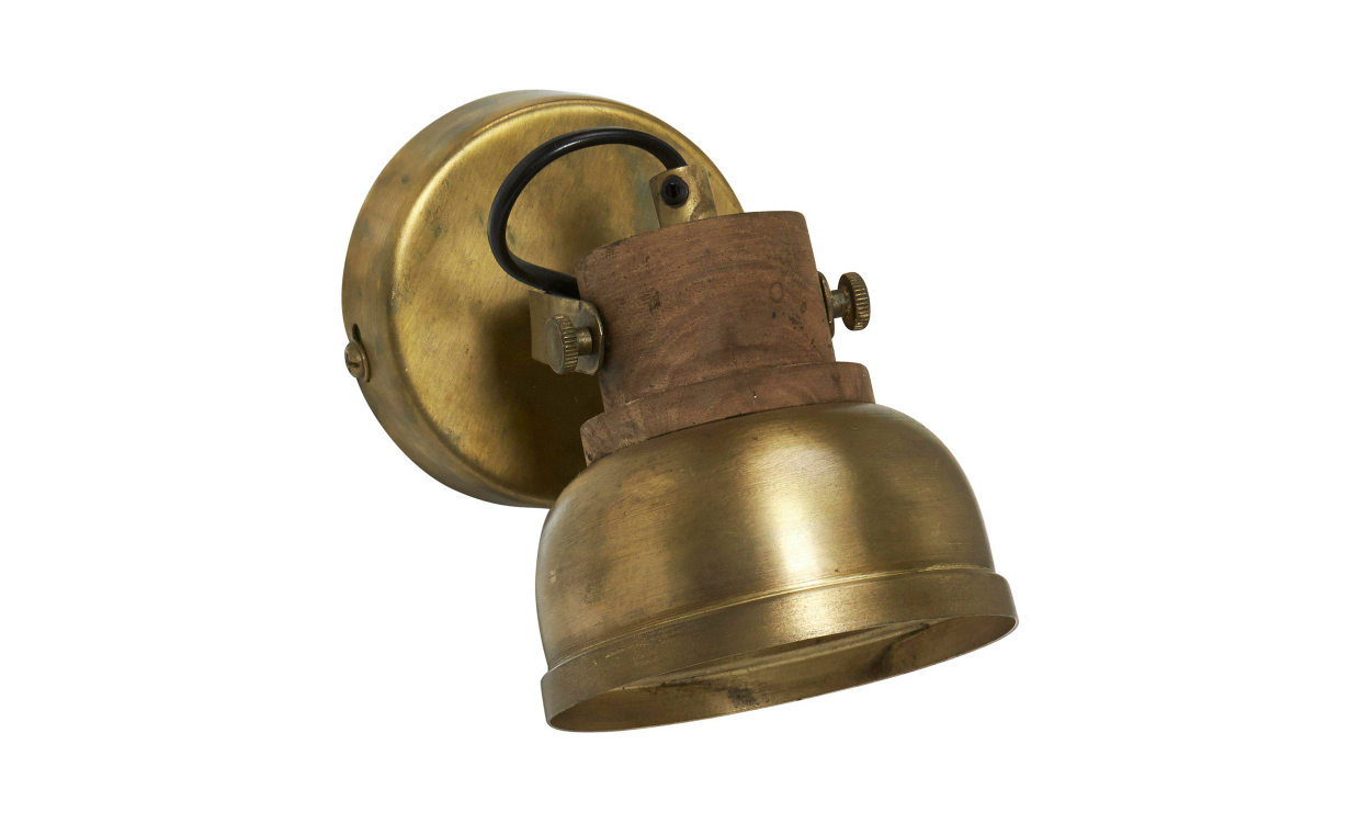 1341002 Bild på RUTLAND Singel Vägglampa Guld 10 från PR Home