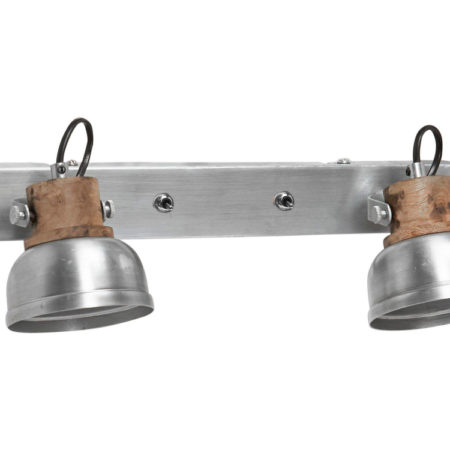 Bild på RUTLAND Dubbel Vägglampa Silver 40 från PR Home