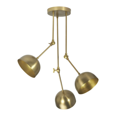 Bild på BRIGHTON Taklampa 3-Armad Mässing från PR Home