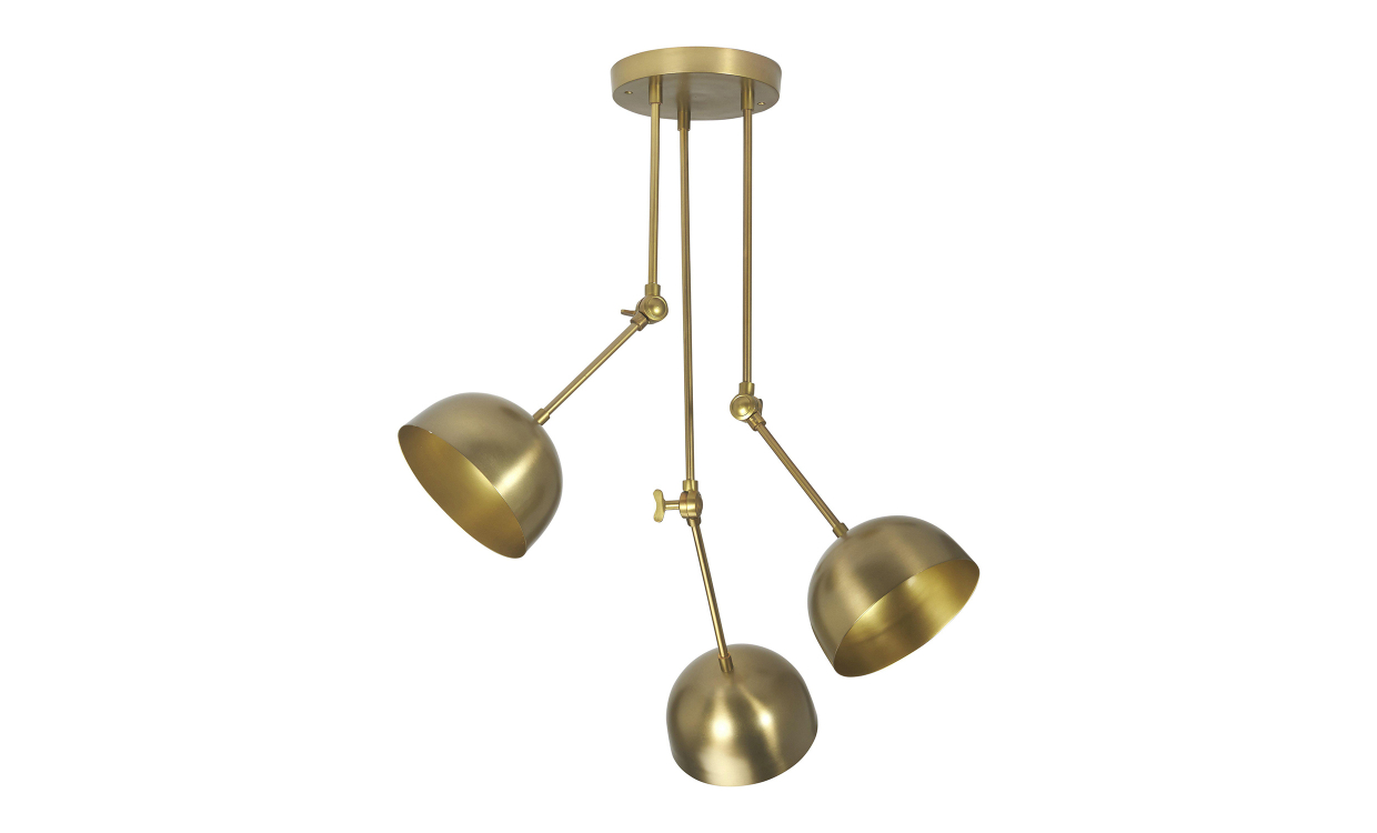 3096502 Bild på BRIGHTON Taklampa 3-Armad Mässing från PR Home