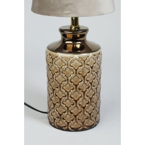 Dream lampfot - Keramik Ljusbrun - Bordslampor -Lampor - Bordslampor