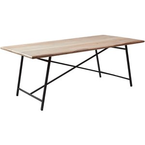 Tessa matbord 200 x 100 cm - Trä/svart - Övriga matbord
