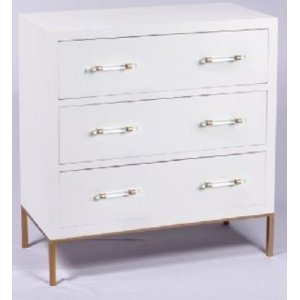 Begonia byrå - Guld / vit - Byråar -Hyllor & Förvaring - Byråar