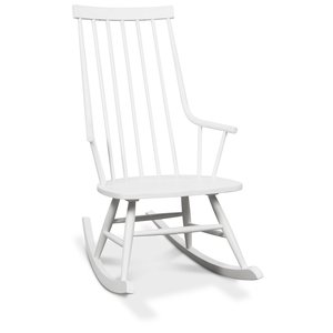 Karl-Oskar Gungstol vit - Pinnstolar