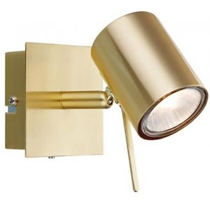 Hyssna Vägglampa - Borstad Mässing - Sänglampor & läslampor