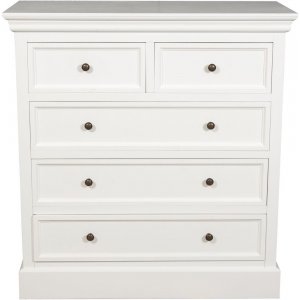 Holmby byrå 3+2 - Antikvit - Byråar -Hyllor & Förvaring - Byråar