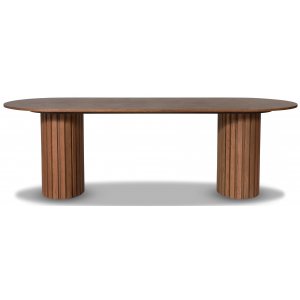 PiPi ovalt matbord 240 cm - Valnöt - Ovala & Runda bord