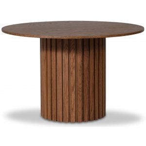 PiPi runt matbord Ø120 cm - Valnöt - Ovala & Runda bord