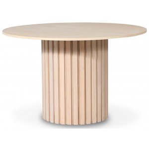 PiPi runt matbord Ø120 cm - Whitewash - Ovala & Runda bord