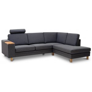 Rosé Divansoffa med öppet avslut höger - Connect 10