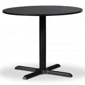 Solano matbord Ø90 cm - Svartbetsad ask - Ovala & Runda bord