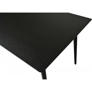 Velda matbord 180x90 cm - Svart askfanér - Övriga matbord