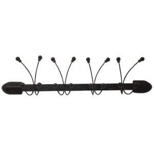 Ydre kroklist - Svart - Klädhängare -Klädhängare - Hallmöbler