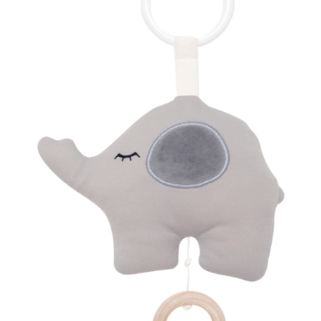 Bild på Speldosa elefant grå - JaBaDaBaDo