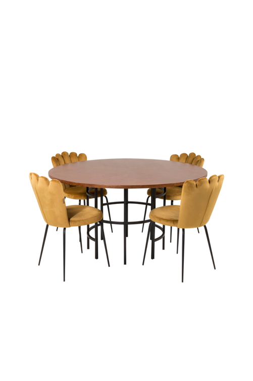 ell_1609457-01_Fs Bild på Matbord Copenhagen med 4 st Matstol Limhamn - Furniture Fashion