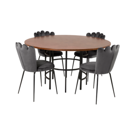 Bild på Matbord Copenhagen med 4 st Matstol Limhamn - Furniture Fashion