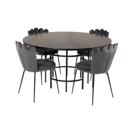 Bild på Matbord Copenhagen med 4 st Matstol Limhamn - Furniture Fashion