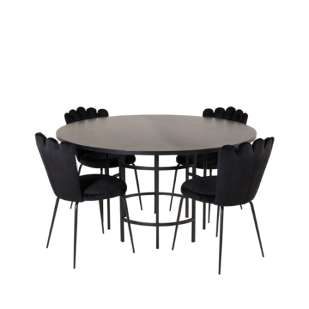 Bild på Matbord Copenhagen med 4 st Matstol Limhamn - Furniture Fashion