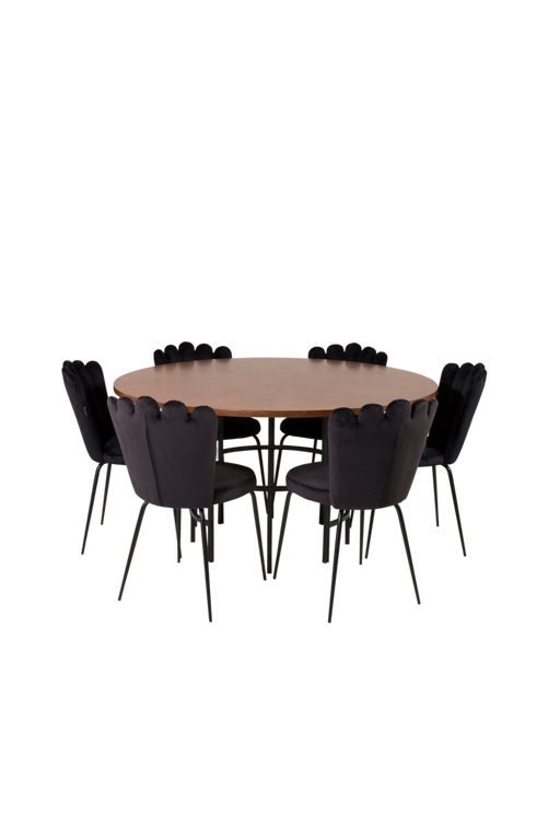 ell_1609458-03_Fs Bild på Matbord Copenhagen med 6 st Matstol Limhamn - Furniture Fashion