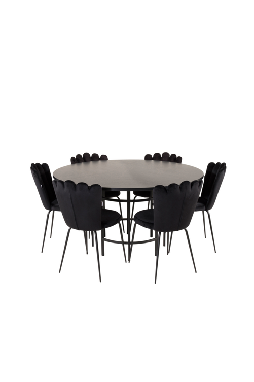 ell_1609458-06_Fs Bild på Matbord Copenhagen med 6 st Matstol Limhamn - Furniture Fashion