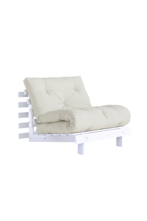 hom_1580329-02_Fs Bild på Loungestol Roots 90 Vit Bas - Karup Design