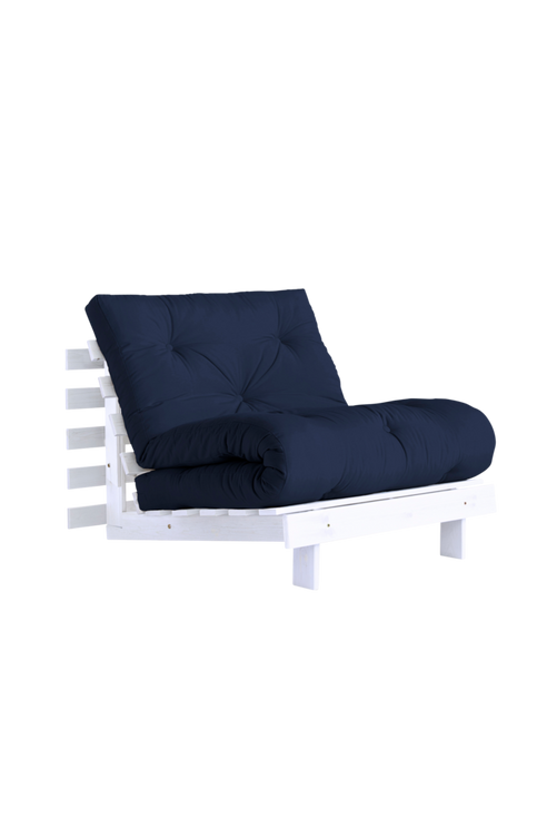 hom_1580329-03_Fs Bild på Loungestol Roots 90 Vit Bas - Karup Design