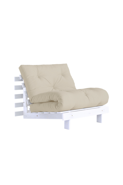 hom_1580329-07_Fs Bild på Loungestol Roots 90 Vit Bas - Karup Design