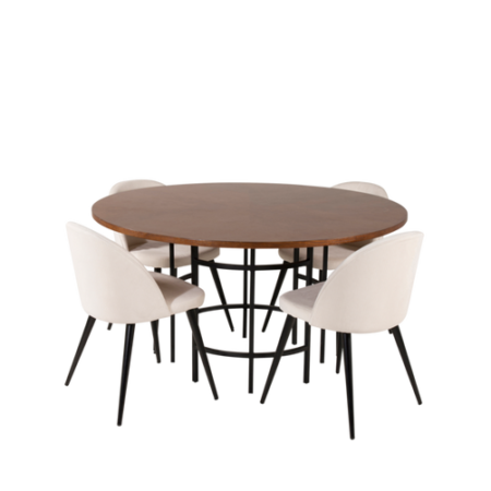 Bild på Matgrupp Copenhagen med Valetta matstol - Furniture Fashion