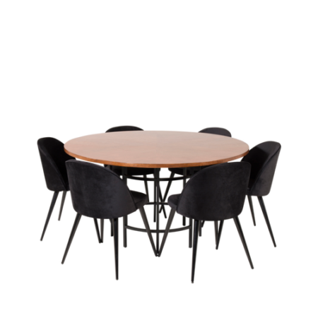 Bild på Matgrupp Copenhagen med Valletta Matstol - Furniture Fashion