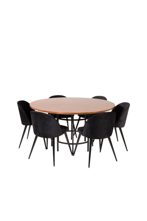 hom_1610246-01_Fs Bild på Matgrupp Copenhagen med Valletta Matstol - Furniture Fashion