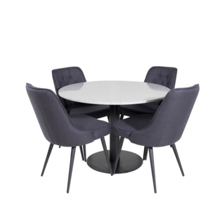 Bild på Matgrupp Ruben inkl 4st matstolar Valleta - Venture Home