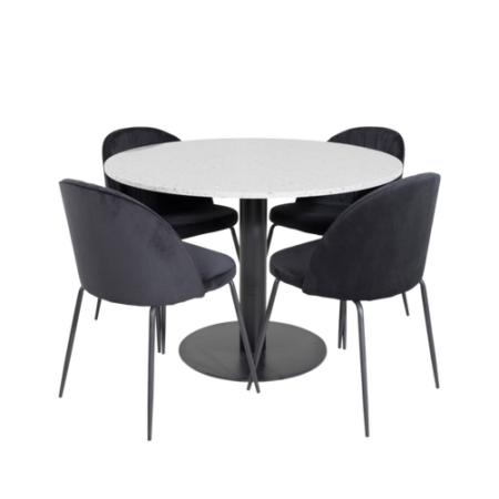 Bild på Matgrupp Ruben inkl 4st matstolar Vallby - Venture Home