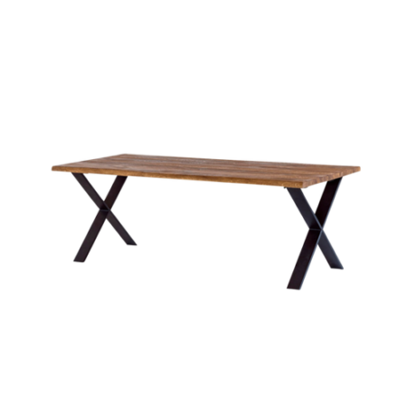 Bild på Matbord Exxet 210 cm med X-ben i metall - Torkelson