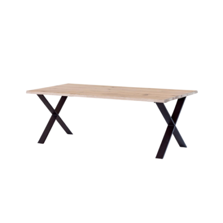 Bild på Matbord Exxet 210 cm med X-ben i metall - Torkelson