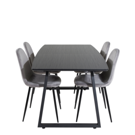 Bild på Matgrupp Irene med 4st matstolar Penally - Venture Home