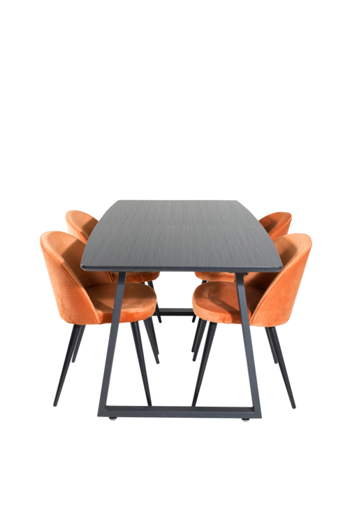 hom_1626875-01_Fs Bild på Matgrupp Irene med 4st matstolar Valleta - Venture Home