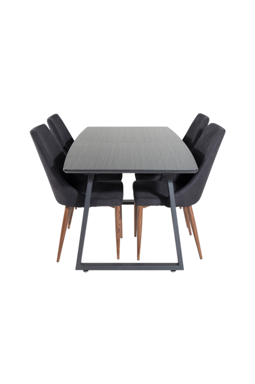 hom_1626901-01_Fs Bild på Matgrupp Irene med 4st matstolar Leone - Venture Home