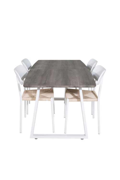 hom_1626902-01_Fs Bild på Matgrupp Irene med 4st matstolar Polly - Venture Home