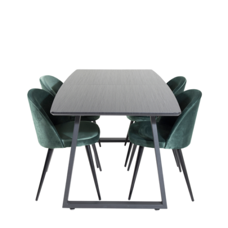 Bild på Matgrupp Irene med 4st matstolar Valleta - Venture Home