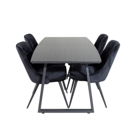 Bild på Matgrupp Irene med 4st matstolar Valleta - Venture Home