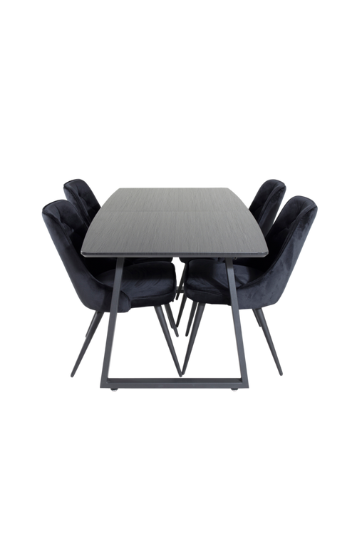 hom_1626924-01_Fs Bild på Matgrupp Irene med 4st matstolar Valleta - Venture Home